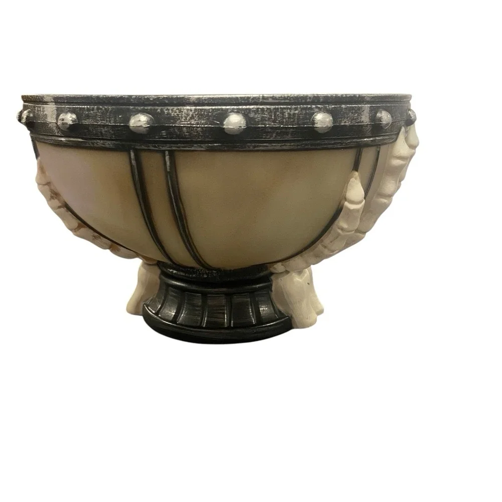Haunted Living Flashing Skeleton Hands Bowl LED Color Changing Tested Video